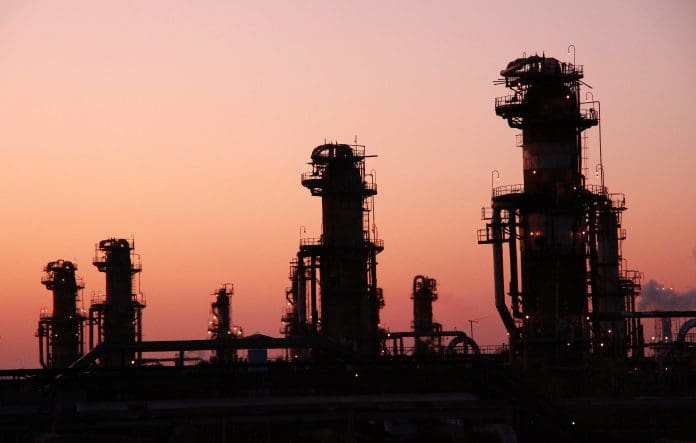 Gazprom gas processing plant