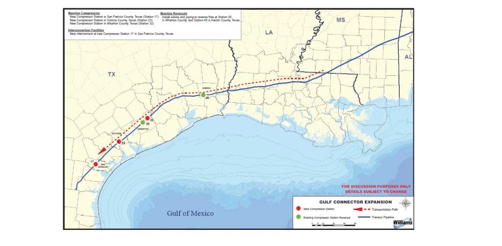 Transco Applies For Gulf Connector Expansion Project | Gas Compression ...