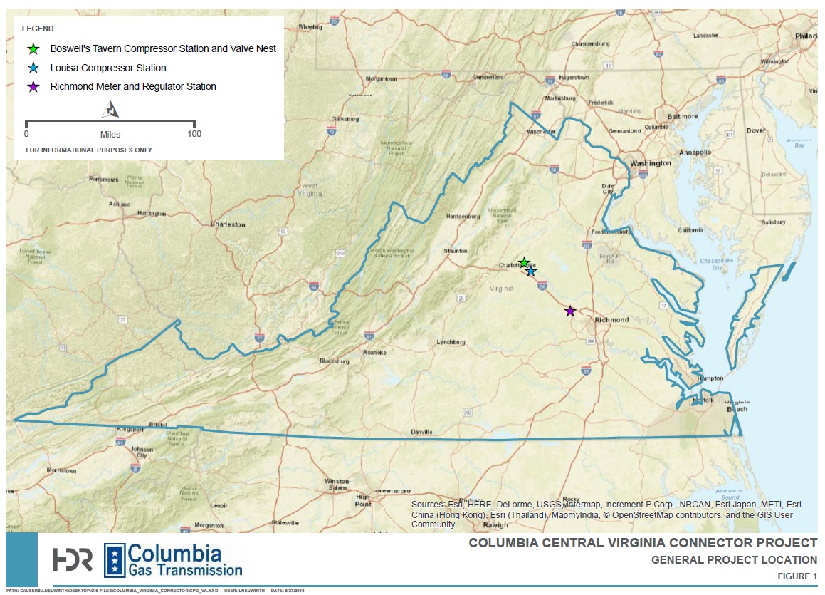 Columbia Gas Applies For Central Virginia Connector Project Gas 