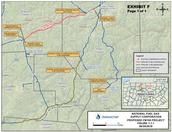 Natural Gas Compressor Station Map