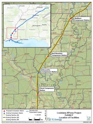 Columbia Gulf Transmission Seeks FERC Approval For Louisiana Xpress ...