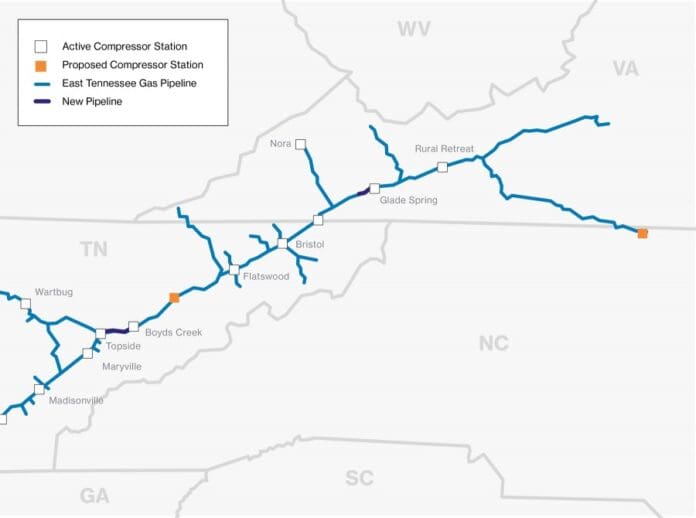 East Tennessee Natural Gas LLC_System Alignment project
