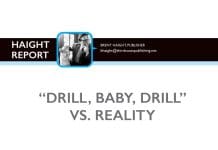 “Drill Baby Drill” Vs. Reality