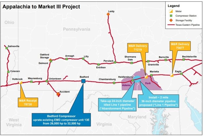 Texas Eastern_Appalachia to Market III Project